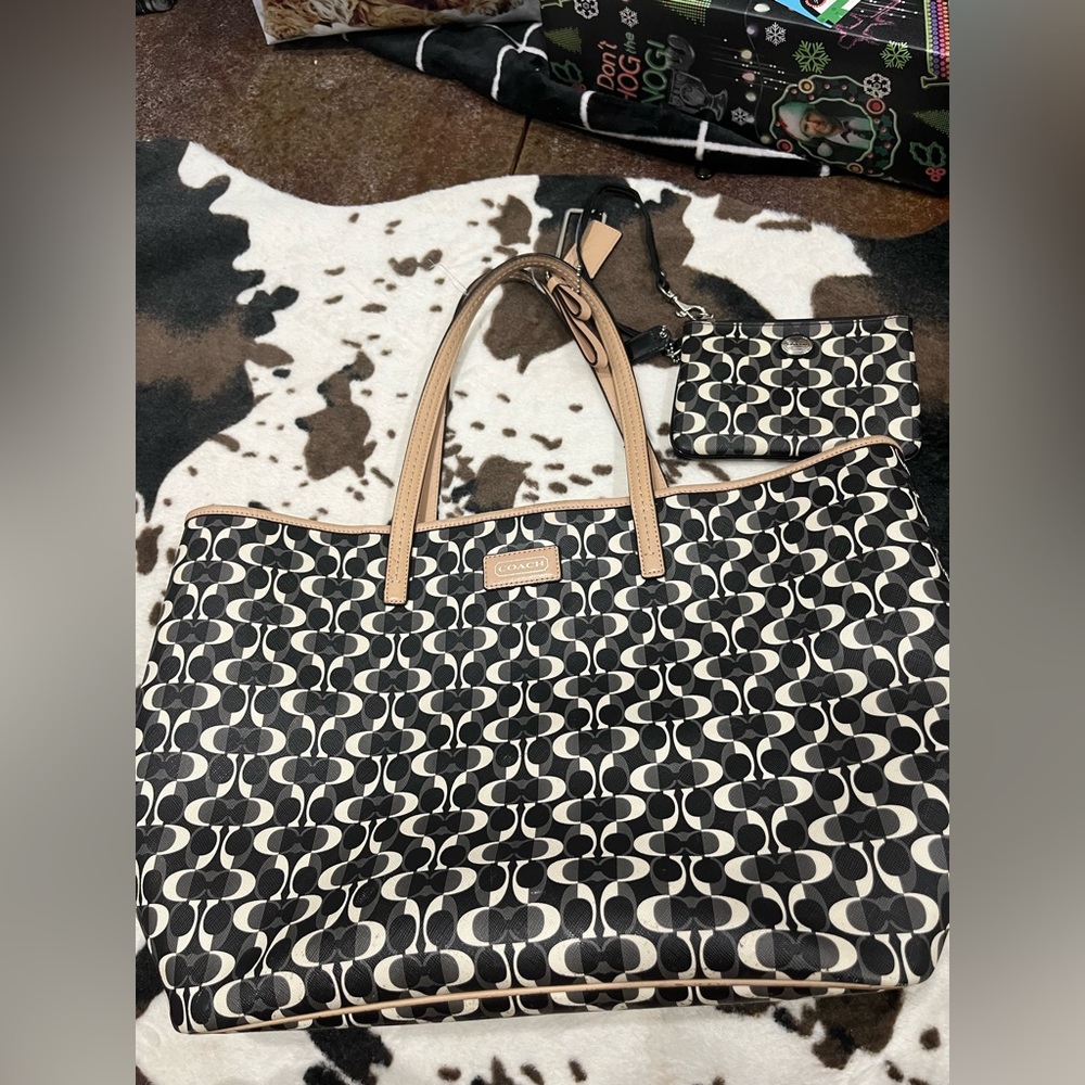 Coach handbag and wallet